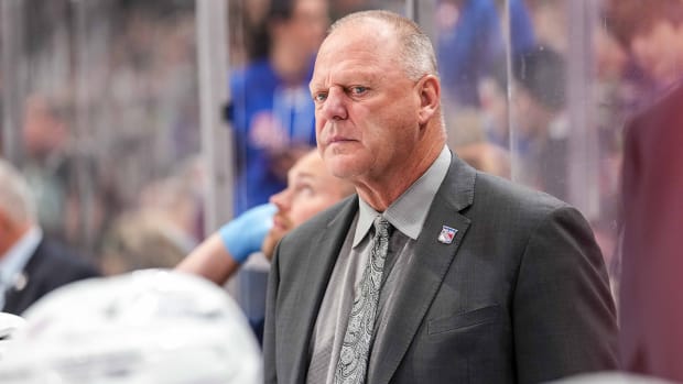 Former New York Rangers head coach Gerard Gallant.